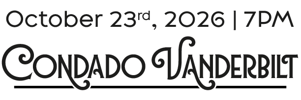 October 23rd, 2026 at 7PM — Condado Vanderbilt